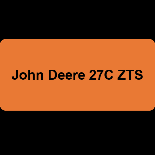 John Deere 27C ZTS